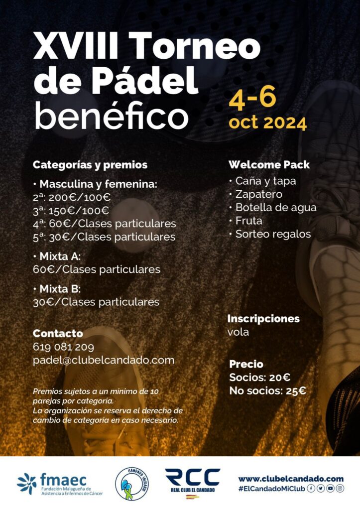 Torneo de Padel Benéfico FMAEC y Candado Solidario